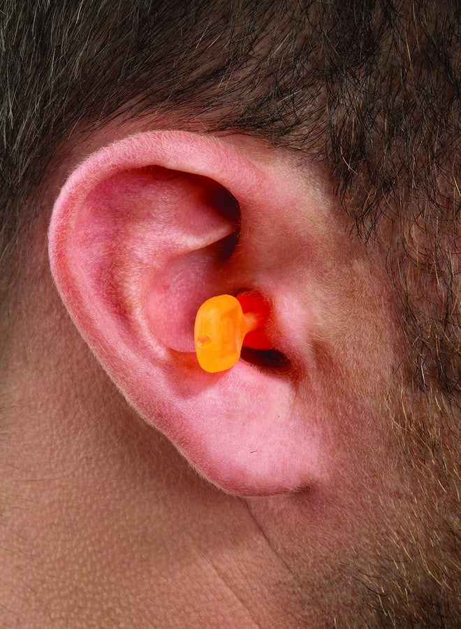 Howard Leight TrustFit Pod Reusable Foam Shooting Earplugs, 5-Pairs (R-02236) Orange - Image 4